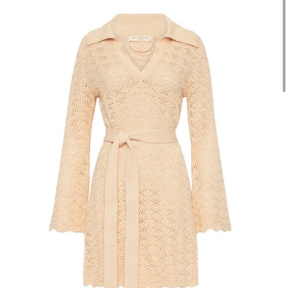 SPELL  Road to Paradise Knit Mini Dress in Wheat - Picture 5 of 12